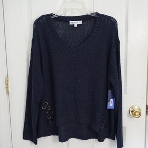 MAKE ME AN OFFER! Blue Cropped Sweater